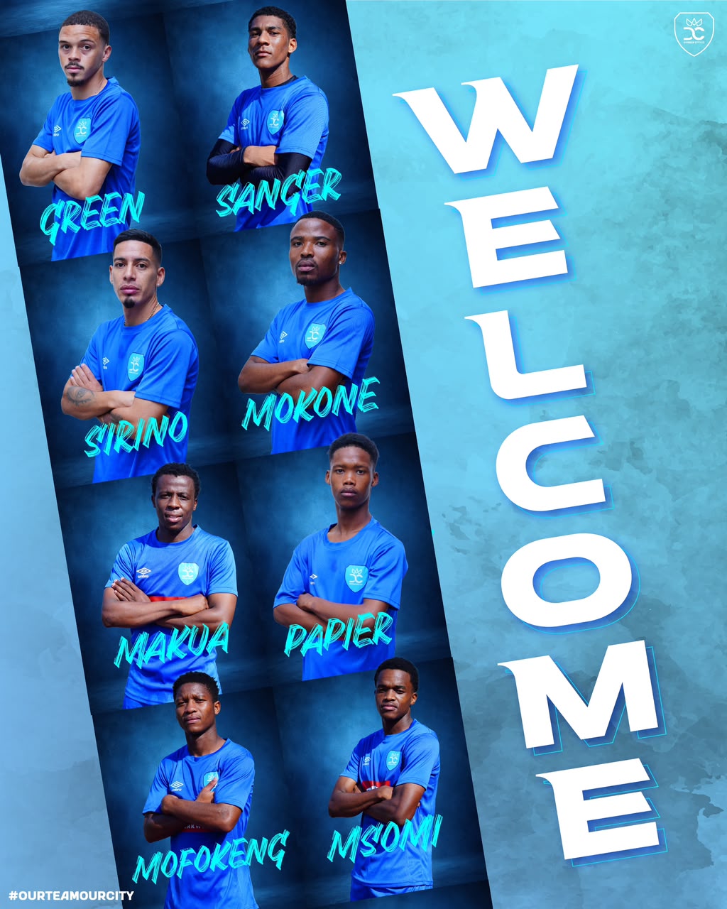 DURBAN CITY FC BOLSTERS SQUAD WITH EIGHT NEW SIGNINGS